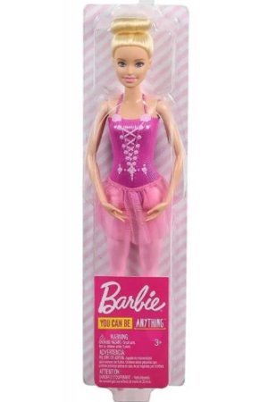 הכירו את הבלרינה מבית Barbie. היא מוכנה כדי לעלות על הבמה ולהופיע, ולבושה במחוך עדין ויפייפה ובחצאית טוטו ורדרדה. הבובה מעוצבת במיוחד כדי להתאים לאימון והופעה של הבלרינה, עזרו ...