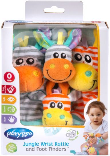 סט רעשן + צמיד יד ורגל מבית Playgro