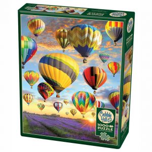 1000 חלקים – Coblle Hill – 80025 – Hot Air Balloons פאזל כדורים פורחים 625012800259