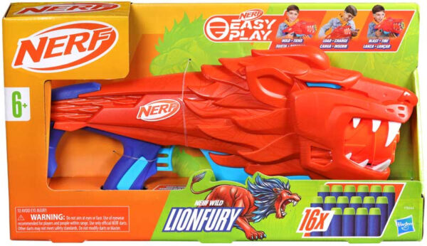 רובה חצים נרף אריה פראי 16 חצים NERF Wild Lionfury 5010996212160